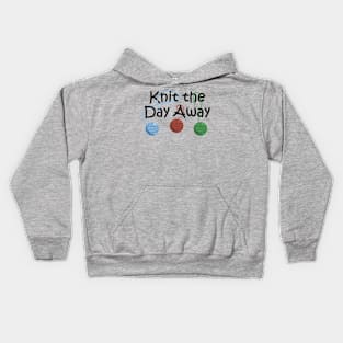 Knit the Day Away Kids Hoodie